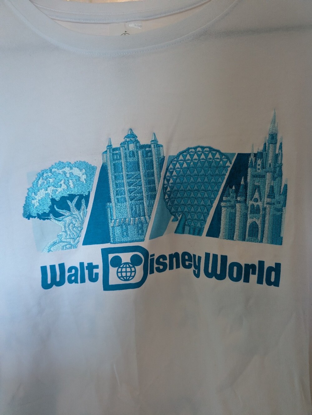 Disney Blue Walt Disney World Landmark Graphic